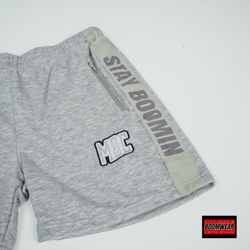 STAY BOOMIN ZIP SHORTS